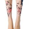 Thumb tattoo tights mickey n minnie 2 