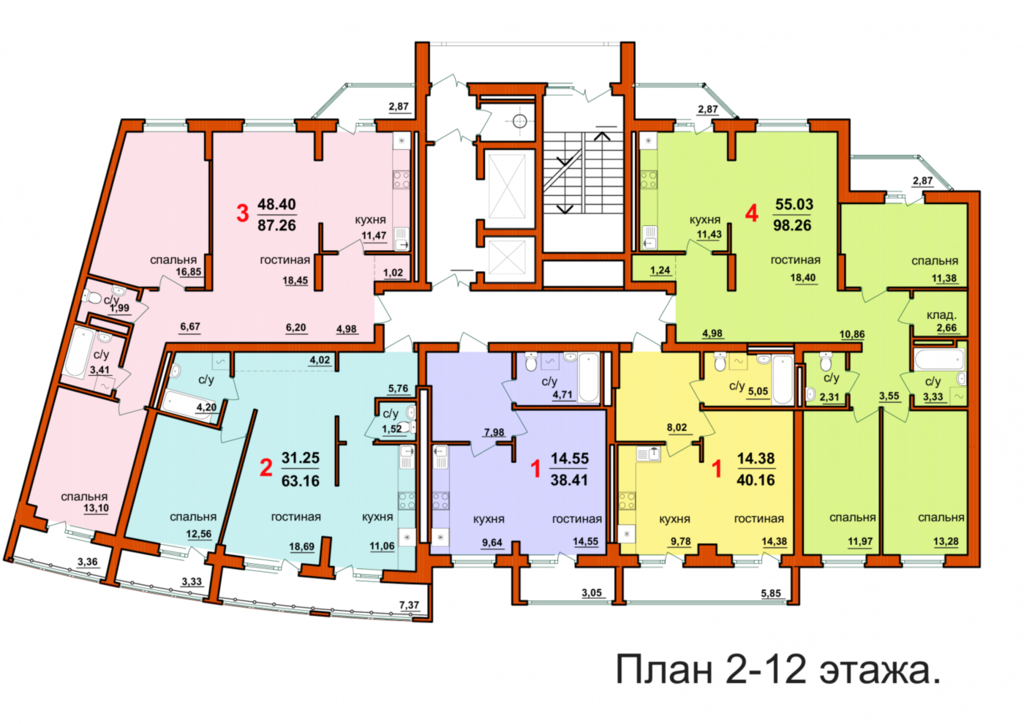 Комарова 8 планировка. Планировка 3х квартирного секционного дома. План этажа 3 комнатных квартир. Уфа планировка 3 комнатной.